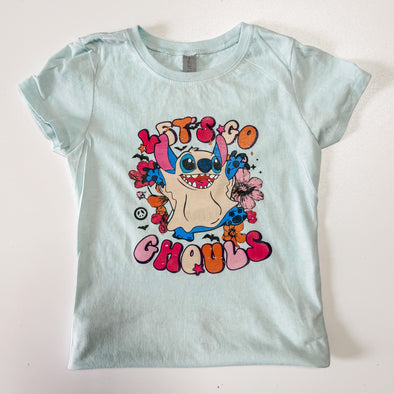Stitch: Lets Go Ghouls- Girls Shirt